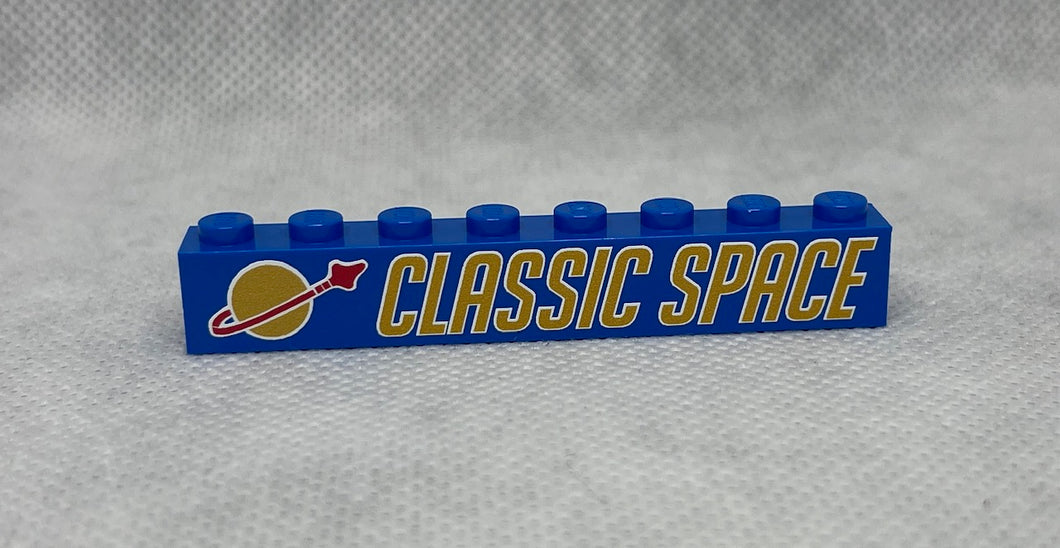 1x8 Classic Space Brick